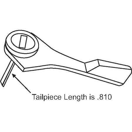 Strybuc Turn Lever with .810 Tailpiece 900-11040